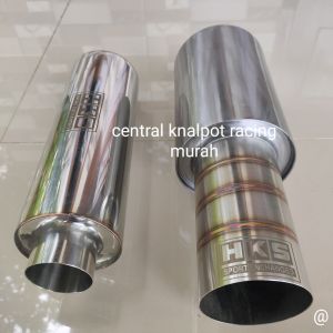 KNALPOT RACING MOBIL HKS TITAN PLUS RESONATOR MANUAL COCOK UNTUK JAZZ BRIO AVANZA XENIA LUXIO COROLLA GRANMAX FUTURA. HKS TITAN PLUS RESONATOR. HKS TITAN. RESONATOR