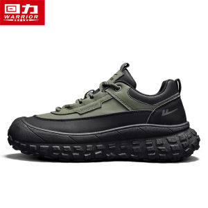 Warrior Tank Mens Shoes 2025 New Autumn Trend Brand Sports Shoes Shock Absorption Outdoor Travel Black Heightening Dad Shoes