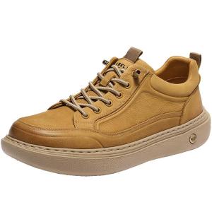Belle | New Winter Warm Real Leather Men Work Shoes