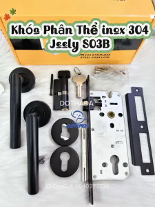 Khóa Gạt Phân Thể Jeely S03B - Inox 304 Đen