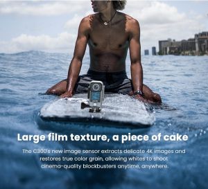 SJCAM C300 4K WiFi Dual Screen Thumb Vlog Sports Camera with Diving Waterproof Case for Live Driving recorder Motorcycle riding Offshore angling