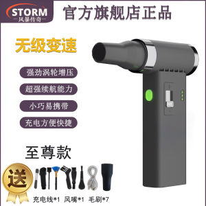 High-Speed Turbo Fan Handheld Outdoor Charcoal Ignition Special Wood Burning Stove Camping BBQ Starter Portable Cooling Fan