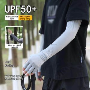 Bao Tay Dài Chống UV Mùa Hè Từ Sợi Băng Đá