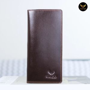 [VALQO] LEON Dompet Kulit Sapi Pria Wanita Cewek Cowok 12 Kartu 2 Foto Dompet Panjang Dompet Kartu