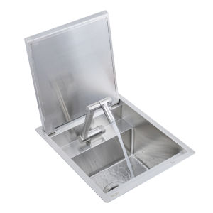 DADIAN | Chậu Rửa Inox Đơn Có Nắp Che