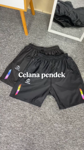 Promo 3 & 4 Pcs Celana Pendek Parasut Olahraga Saku Resleting Pria Wanita Running