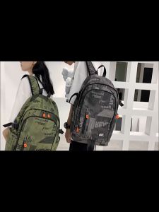 New Style Backpack Male Large Capacity School Student Schoolbag Female Backpack Travel Bag