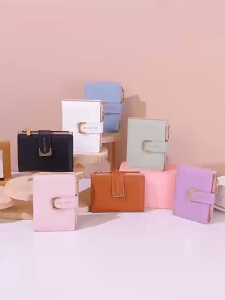 1888 ( READY STOCK ) WALLET SHORT ZIP PURSE LUXURY KOREA COIN FOLD PU SLING BAG EU FASHION HOUSE
