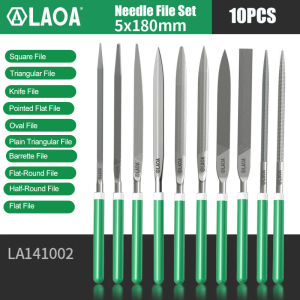 LAOA | LAOA Needle File Set 6PCS 10PCS Precision Metal File Woodworking Tool for Steel Copper DIY Craft Polishing