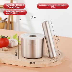 Stainless Steel Garlic Press Manual Crushing Tool