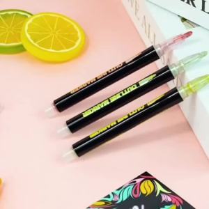 12 Colors double line outline Metallic Highlighter marker pens Super Squiggles Double Line Pen Magic Glitter Drawing Pens