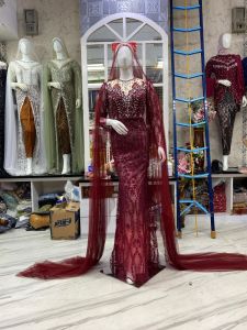 Gaun Pengantin Slim Dress Wanita / Slim Dress Pengantin / Slim Dress Payet.