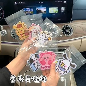 Sanrio aromaterapi Tablet loket Melo Tikulomi kartun comel Sanrio kereta wangian wangian tahan lama untuk kereta dalaman