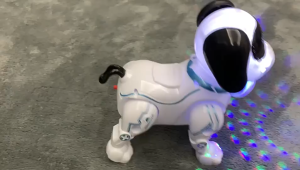 Childrens electronic mechanical dog toys/simulated pet dogs/toys with luminous sound effects/childrens gifts