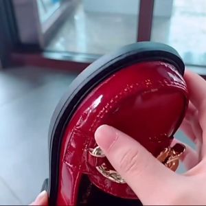 sepatu anak perempuan trendy fashion stayl korea kekinian model docmart rantai cantik dan nyaman