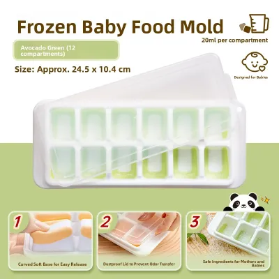 Easy Your Home | Baby Food Freezer Storage Tray with Lid