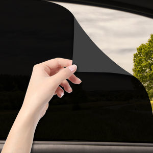 2PCS Car Window Electrostatic Shade Sticker Universal Sunshade Film UV Protector Sun Shade Solar Film Auto Accessories