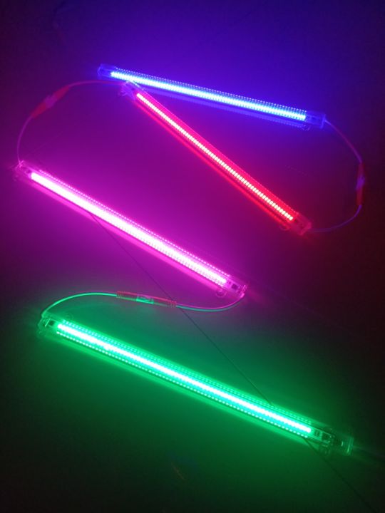 Đèn LED thanh 1m xanh lá,xanh dương,đỏ,hồng điện 220v trang trí kệ,hồ ...
