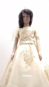 for BUWAN NG WIKA at United Nation 3n1 Elegant Modern Filipiniana MARIA CLARA with Alampay and Free Brooch