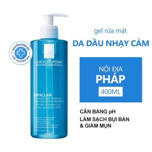 Sữa rửa mặt L`a R.oc`he-Po`say E.ffa`clar 400ml cho da dầu mụn nhạy cảm
