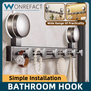 Household Strong Suction Cup Vacuum Hooks Heavy Duty Towel Hanger Removable Portable Wall Hooks Waterproof Gray Kitchen Toilet Balcony Strong Hook