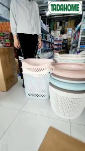 Giỏ Nắp Hoa Giỏ Nhựa Đựng Quần Áo Đồ Chơi Việt Nhật 5158/59 - TADAHOME