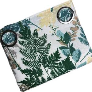 RLM - 3in1 Transformative Teal Lucky Color of the Year 2026 Floral Curtain Set (6ft/6.8ft)