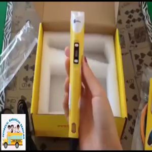 NEW UPDATED 3D PRINTING PEN (YELLOW) | 3D PEN 1.75MM FILAMENT | 3D DRAWING PEN | ERGONOMIC DESIGN