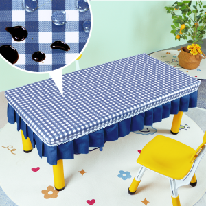 Bàn Ăn Vải Chống Thấm Nước Chống Dầu Không Cần Giặt Vải Sọc Trẻ Em Chống Trượt Vải Bọc Bàn Ăn Vải Nghệ Thuật Nhà Bếp