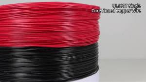 3/5/10m 1007 Single Core Electric Copper Wire 26 24 22 20 18 16 14AWG PVC Insulated Solid Line Tinned Plating Electric Cable