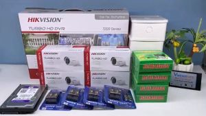 Trọn bộ 4 camera hồng ngoại HD 2.0MP HIKVISION Lắp đặt trong nhà hoặc ngoài trời bảo hành chính hãng 2 năm 1 đổi 1 mới trong 30 ngày