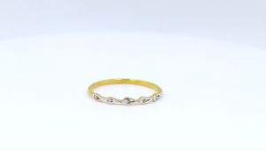 5 เม็ด หยดน้ำ ทองแท้ 9k 37.5% เพชรเกสร Happy Jewelry ME031