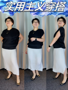 เสื้อยืดคอกลมแขนสั้นทรงหลวมสำหรับผู้หญิง ใส่ทำงานได้ สไตล์ OL ฤดูร้อน แห้งเร็ว เส้นใยโพลีเอสเตอร์ 100%