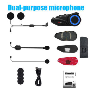 MAXTO M3 Motorcycle Helmet  Bluetooth Headset Intercom 1000m WiFi 1080P Lens Video Recorder Waterproof 6 Riders