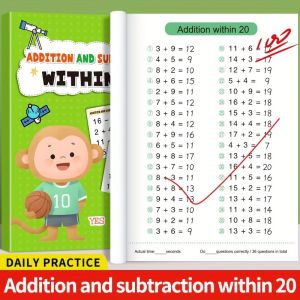 Addition & Subtraction Workbook Within 102050100: Math Practice Problems for 1st-3rd Grade - Speed Drills & Timed Exercises