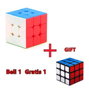 DREAMToy 3X3/2X2 Meilong Kubus Ajaib: Mainan Pendidikan Kecepatan untuk Anak-anak