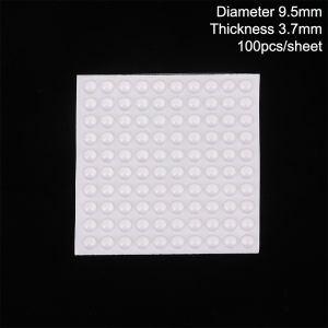 【HT】【HT】100PCS Cushion Protective Pads Self Adhesive Door Stopper Rubber Damper Buffer Cabinet Bumpers Silicone Furniture Pads
