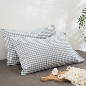 Khăn Trải Giường Cotton Nguyên Chất Unbranded Pure Cotton Pillowcase Một Đôi Dùng Cho Gia Đình Có Thể Giặt Được 48x74cm