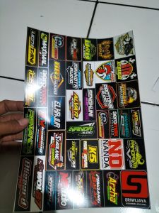 Stiker Sound | Stiker 1 Lembar | Stiker Pack Ukuran 21cmx31cm