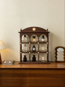 NORDIC MORE | Solid Wood Retro Perfumed Vanity Organizer