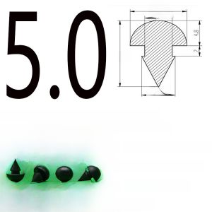 Bộ Ống Thông Silicon Mềm Chịu Nhiệt Độ Cao Phụ Kiện Kín Màng Chống Trượt Đầu Đệm Đàn Hồi Rỗng Rắn