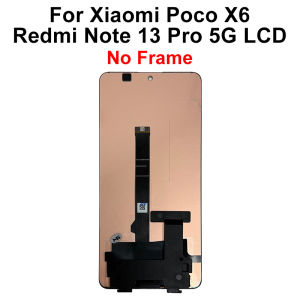 AMOLED For Xiaomi Poco X6 Pro Display Redmi Note 13 Pro 5G Screen Replacement Parts Digitizer For Poco X6 LCD Touch Screen