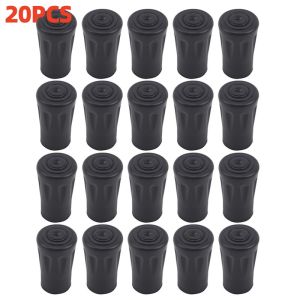 20pcs Non-slip Trekking Sticks Protector Cap Tip Walking Stick Bottom Pads Cover Buffer Lightweight for Climbing Hiking