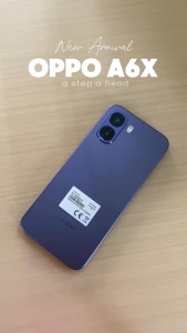 OPPO A6x 4+64GB 6500mAh 15W Snapdragon 685 IP64 Water & Dust Resistance Garansi Resmi