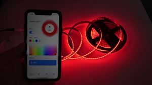 Tuya Zigbee 3.0 COB RGB+CCT Led Strip Light 24V 1m 2m 3m 4m 5m RGBCW Dimmable Decor Lamp Smart Life APP F Alexa Google Assistant