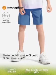 moodytiger | Quần Shorts Thoáng Khí Co Dãn Nhanh Khô