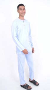 Alain Delon Johor Collar Slim Fit Baju Melayu - 19023004A