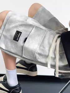 Quần Short Công Sở Nam Mùa Hè 2025 Quần Dài Ống Đứng Bằng Lụa Băng Nhanh Khô Quần Dài Thường Ngày Đi Biển Quần Dài Năm Nút