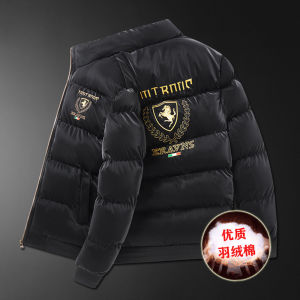 Boytailang Embroidered Cotton Jacket Mens Winter Outerwear Korean Fashion Brand down Cotton Coat Thickened Mens Clothing