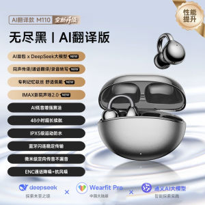 Wireless Bluetooth Earphones AI Real-time Translation Sports Bone Conduction Government Subsidy New Model 2025 Ear Clip on